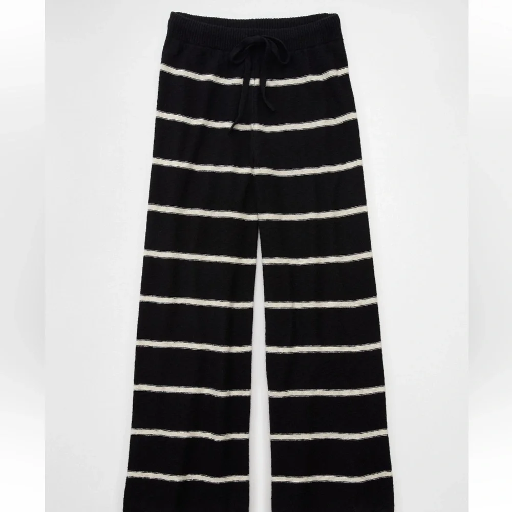 Sweater Knit Pants Straight Leg Baggy Soft New With Tags Favorite Winter Pants - Picture 4 of 7